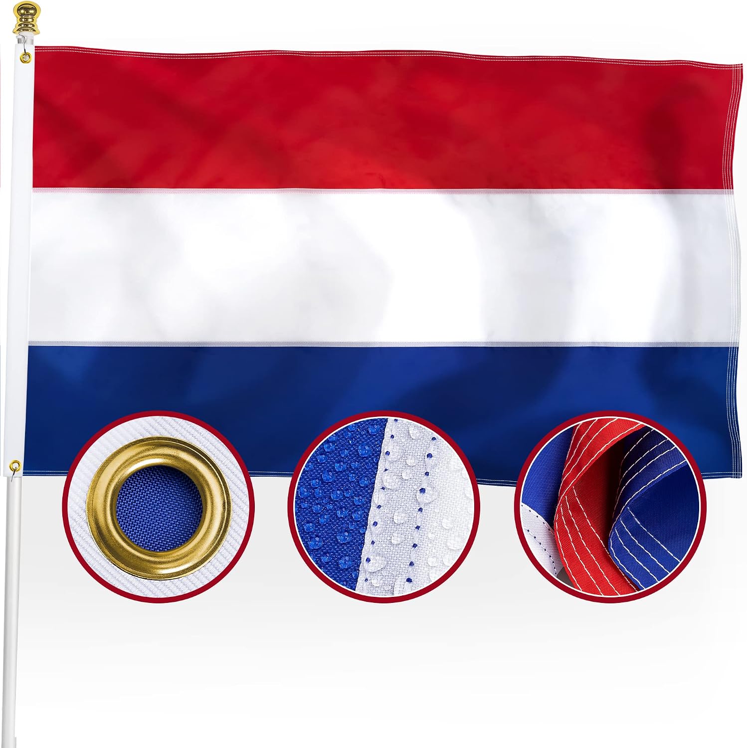 临河荷兰国旗 3x5ft